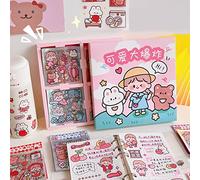 100 Pegatinas Kawaii - Hojas Lindo Para Niñas - álbum de Recortes de Bricolaje Para Decorar Diarios, Cuadernos, Teléfonos, Computadoras Portátiles