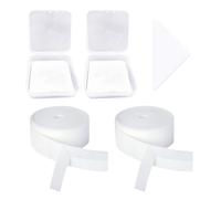 100 Pegatinas para Cuello, Almohadilla para Sudor De Cuello De 6 M, Pegatinas De Soporte para Cuello, Pegatinas Triangulares para Cuello, Organizador De Cuello