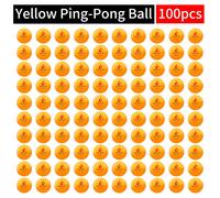 100 pelotas de tenis de mesa. Pelotas de tenis de mesa de material ABS , más de 40 estándar, elasticidad, duraderas
