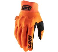 100 Percent Fluorescente Naranja / Negro Dedo Completo Hombre Pequeño Cognito