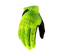 100 Percent Geomatic Fluo Yellow LG Guantes para ocasión Especial, Amarillo, Mediano para Hombre