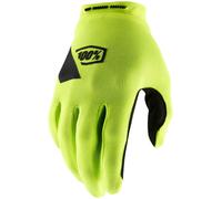 100% Ridecamp Guantes de bicicleta para damas, negro-amarillo, tamaño M para Mujer