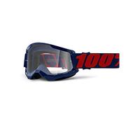 100 Percent STRATA 2 Goggle Masego-Clear Lens, Adultos Unisex, Azul, ESTANDAR