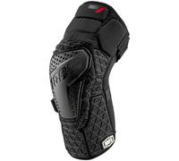 100 Percent Superar Negro Mediano Rodilla Protectores