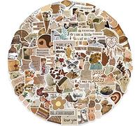 100 periódico viejo pegatinas vintage, pegatinas estéticas para botella de agua, portátil, álbum de recortes, diario, pegatinas de vinilo impermeables para adultos y adolescentes