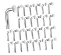 100 pezzi Perni di Sicurezza Zincati per Scaffalature Pallet Bulloni Robusti Antiscivolo da Clip di Sicurezza Resistente e Facile da Instale per Teardrop Industriali