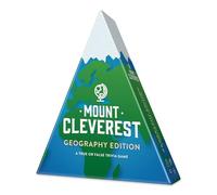 100 PICS MOUNT CLEVEREST - Edición geográfica | Juego de trivia verdadero o falso | Divertido juego de cartas familiar para adultos y niños | Juegos de fiesta para cumpleaños de niños | Juegos de