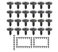 100-Piece Car Self Tapping Screws Assortment Kit - Premium Impact-Resistant PP Fasteners & Clips | Heavy-Duty Automotive Body Screw Pack For Mudguards, Bumpers, Wheel Arches, Garage Workshop Home