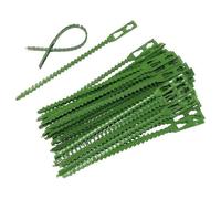 100 Pieces Adjustable Garden Plant Twist Ties, 5.2 inches Reusable Green Garden Ties Gardening Ties, Garden Plant Twist Tie Plastic Garden Ties P