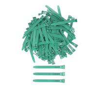 100 Pieces Chicken Leg Bands Numbered Identification Leg Tags Poultry Foot Rings Reusable Ducks Chicks Geese Pigeons (Green)