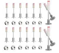 100 Pieza 42 mm Clavos Roscados para Hormigon, Clavos Roscados para Pistola de Clavos con Tuerca M8, Diámetro 7,3mm Clavadora Hormigon, para Fixing Conductos de Cable para Techo y Wall de Hormigón