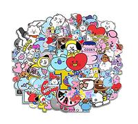 100 Pieza Cute Kawaii Stickers, Calcomanías de Vinilo Impermeable, Pegatinas Estéticas VSCO para Laptop, Maleta, Motocicleta, Macbook, Monopatín y Guitarra