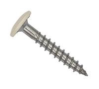 100 pieza twistec de color de - Tornillo para fachada TX20 4,8 x 38 Color Crema RAL 9001
