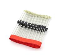 100 piezas 1N4001 IN4001 Diodo rectificador 1A 50V DO-41