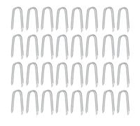 100 piezas 20 x 1,8 mm, malla galvanizada, grapa u clavos pequeños para cercas, malla, alambre de pollo