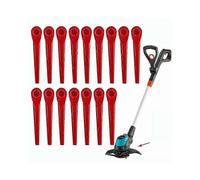 (100 piezas) 50/100 piezas de cuchillas de repuesto de plástico para cortacésped Gardena EasyCut Li-18/23R