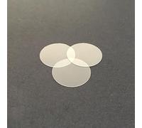 100 piezas 60 70 80 90 100 mm portaobjetos de vidrio for microscopio redondos grandes cubreobjetos de vidrio F preparación de muestras portaobjetos de microscopio(70mm)