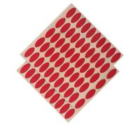 100 Piezas Almohadilla Adhesiva para Mouse Borde Curvo, Roja | Superficie Microtexturizada Suave, Baja Fricción y Estabilidad, Uso en Oficina y Edición de Video