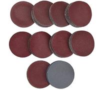 100 Piezas Almohadilla Lijado Discos, Almohadilla Lijado Papel, Discos Papel Lija Grano, Gancho Discos Lijado, para Taladro y Herramientas Rotativas de Amoladora, 75 mm