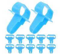 100 Piezas Ayudante para Atar Globos de Plástico Azul