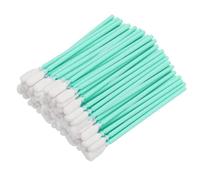 100 Piezas Bastoncillos de Limpieza de Espuma, Hisopos de Limpieza, Punta de Espuma Cuadrada Rectángulo, para Limpieza de Cabezales de Inyección de Tinta, Limpieza de Lentes