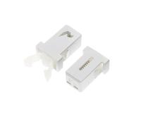 100 piezas blancas PR-001, cerradura de interruptor de puerta pequeña for decodificador de aire acondicionado MS, cubierta de puerta