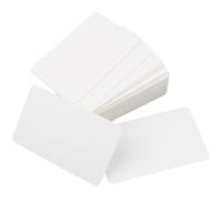 100 Piezas Blanco Tarjetas de Papel Kraft - Fichas en Blanco, de Visita, Aprendizaje, Memoria, Estudio y Mensaje - 54 x 88 mm