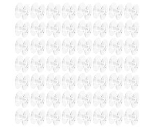 100 Piezas Bobinas de Hilo Transparentes 2518p | ABS Resistente, Rotación Suave y Recambio Fácil, Diseño Simple y Práctico para Labores de Costura