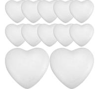 100 Piezas Bolas de Espuma Corazón, Cortables y Decorables | Suministros de Manualidades, Superficie Lisa, Uso en Clase y Compromiso