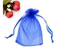 100 Piezas Bolsas de Organza de Regalo, Navidad Día de Acción de Gracias Baby Shower Bautizo Fiesta de Té Organza Bolsas de Regalo Joyas Halloween Cumpleaños Boda Golosinas-8-15x20cm(6x8in)
