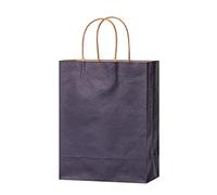 100 Piezas Bolsas de Papel con Asas, Bolsas Papel Kraft Bolsa de Regalo de Compras para Baby Shower Bautizo Día de Acción de Gracias Halloween Día de la Madre Cumpleaños-3-15x8x21cm(6x3x8in)