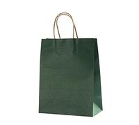 100 Piezas Bolsas Papel Kraft, Bolsas de Papel con Asas Bolsas Kraft para Fiesta de Té Baby Shower Bautizo Día de Acción de Gracias Halloween Pascua Boda Fiestas Infantiles-3-15x8x21cm(6x3x8in)