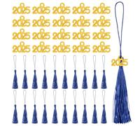 100 Piezas Borlas De Graduación 2025 para Decoración De Sombreros De Graduado,para Ceremonia De Graduación Universitaria