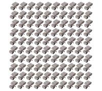 100 Piezas Clips para Cables Fotovoltaicos de Acero Inoxidable, Abrazaderas de Alambre para Paneles Solares, Fijación y Gestión de Cables