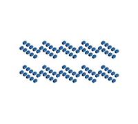 100 Piezas Conector RJ45 Jack Cat6 Acoplador de Extensión Red Ethernet LAN Cat 6 Acoplador Conectores Extender Adaptador, Azul