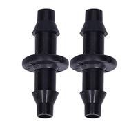 100 Piezas Conectores de Tubería para Sistema de Riego Kit de Accesorios De Riego Accesorios Correos Rectos para Sistema de Manguera de Riego por Goteo