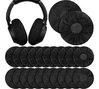 100 Piezas Cubierta de Auriculares, Fundas para Los Oídos para Auriculares, Auricular Sanitario, Fundas No Tejidas para Auriculares, para la Mayoría Los Auriculares, Auriculares para Juegos (Negro)