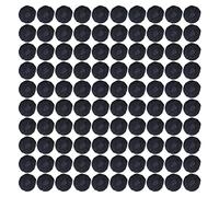 100 piezas cubierta de micrófono resistente al polvo y al sudor desechable excelente elasticidad reducir el ruido tapas cubiertas no tejidas de mano parabrisas micrófono tapa (Negro)
