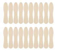 100 Piezas Cucharas de Madera para Helados, Mini Palitos de Helado Cucharas Desechables para Fiestas y Bodas