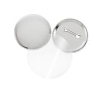 100 piezas de 25 mm, 32 mm, 37 mm y 44 mm for máquina de fabricación de botones, de metal en blanco, for hacer insignias de pin. De múltiples fines(32mm,Metal Base)