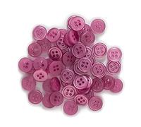 100 piezas de 4 agujeros perla de resina Botones de costura Scrapbooking ropa Inicio Crafts accesorios hechos a mano la tarjeta que hace la decoración de DIY 10-15mm, mi, 15mm