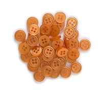 100 piezas de 4 agujeros perla de resina Botones de costura Scrapbooking ropa Inicio Crafts accesorios hechos a mano la tarjeta que hace la decoración de DIY 10-15mm, J, 10mm