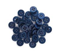 100 piezas de 4 agujeros perla de resina Botones de costura Scrapbooking ropa Inicio Crafts accesorios hechos a mano la tarjeta que hace la decoración de DIY 10-15mm, GRAMO, 15mm