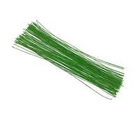 100 piezas de alambre envuelto en papel floral de 14 pulgadas, calibre 20 para arreglos florales, manualidades, ramo de flores