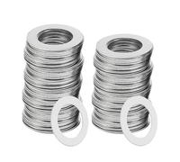 100 Piezas De Arandelas De Tornillo, Arandelas De Metal De Acero Inoxidable, Arandelas Planas De Precisión, Accesorios De Instalación De Puertas De Madera, Fabricación De Modelos.