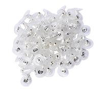 100 piezas de aretes de embrague con almohadilla accesorios de ballet