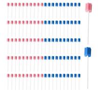 100 Piezas De Barras De Esponja, Barras De Esponja Para El Cuidado Bucal, Barras De Esponja Para Limpieza De Dientes, Barras De Esponja Para Niños Y Adultos