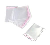 100 Piezas De Bolsa De Celofan Transparente Autoadhesivas,Para Mostra o Empaqueta a las cositas. (10x13cm)