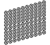 100 piezas de bordado de fútbol con hierro, negro y blanco, bordado de fútbol en parche, apliques DIY de fútbol, deportes, bordado, costura, decoración artesanal, exquisito