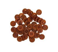 100 piezas de botones de resina de 10-15mm con 4 agujeros para coser, hacer álbumes de recortes, ropa, manualidades para el hogar, accesorios hechos a mano